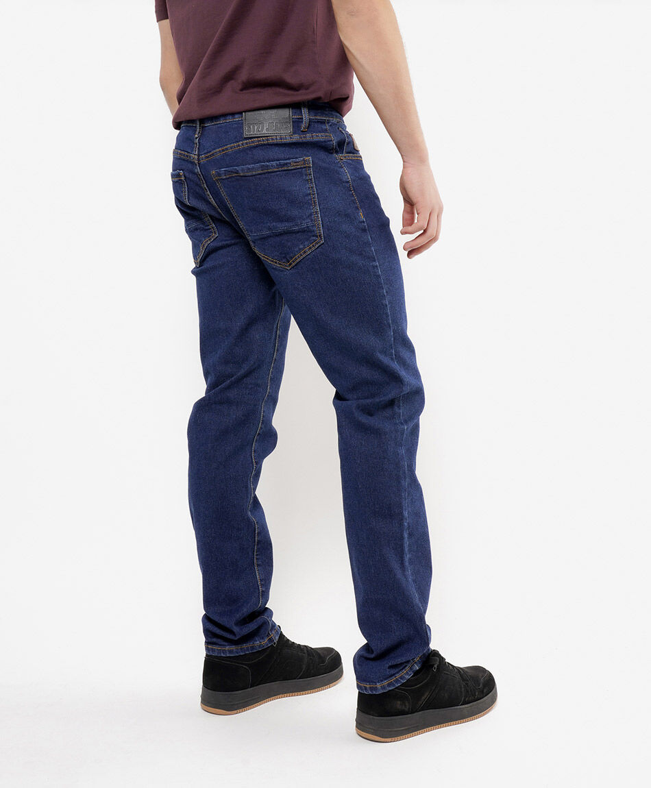 Jeans hombre desgastado slim fit