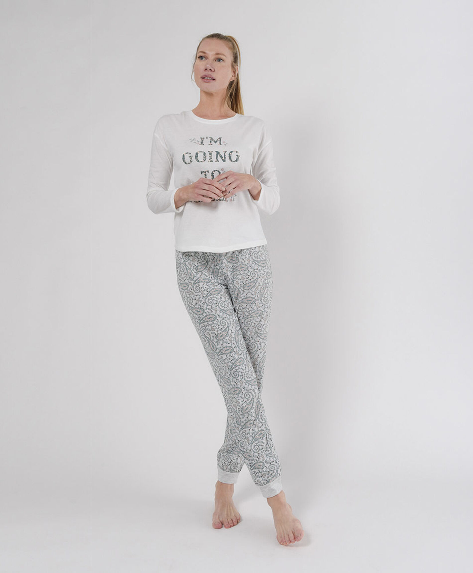 Pijama mujer floral 2 piezas Pijama mujer floral 2 piezas