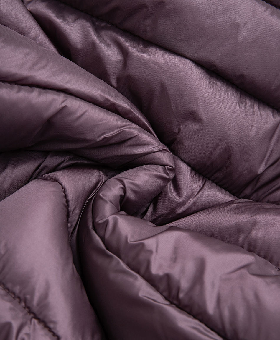 Parka ni&ntilde;a  con capucha purple