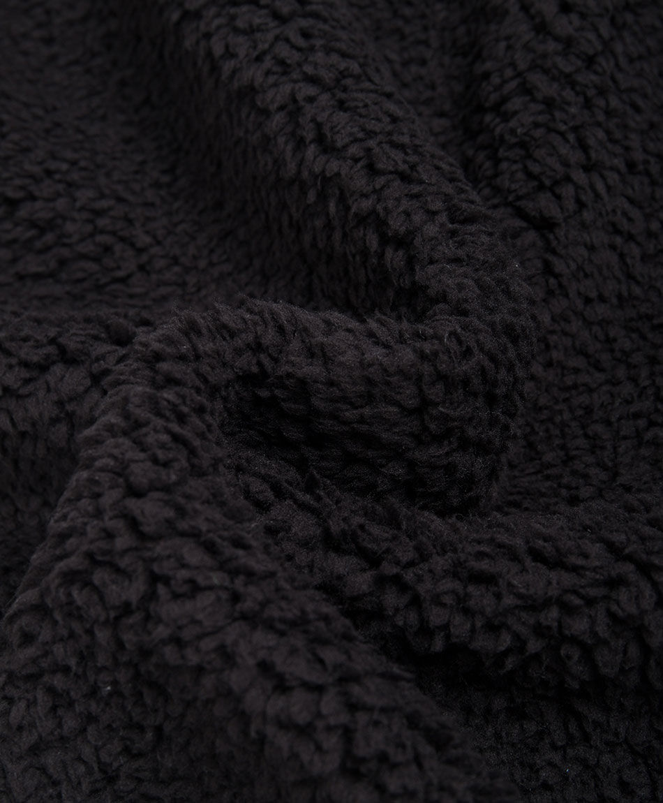 Poler&oacute;n ni&ntilde;a sherpas negro