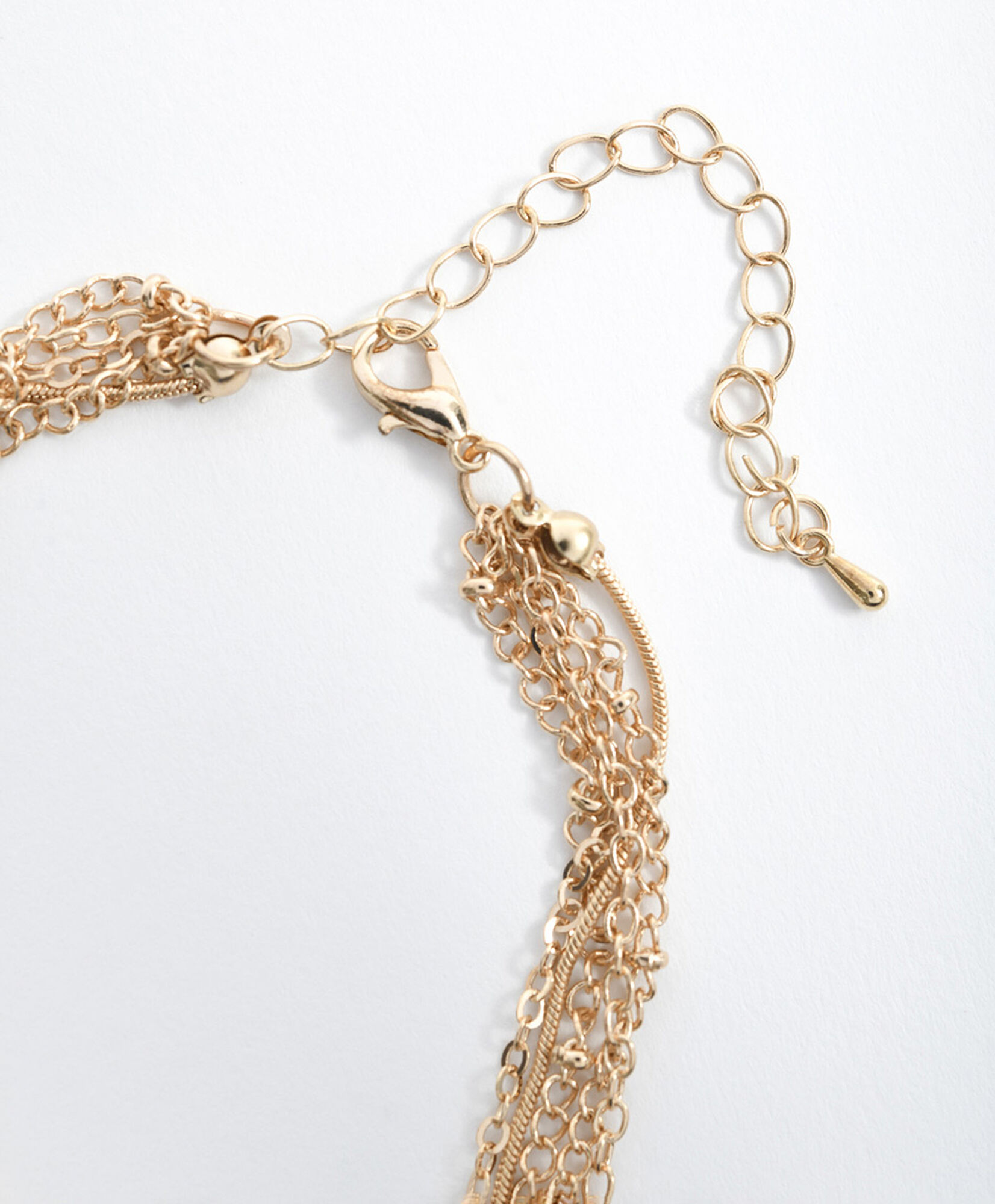 Collar mujer multi cadena piedras 1 pieza Collar mujer multi cadena piedras 1 pieza