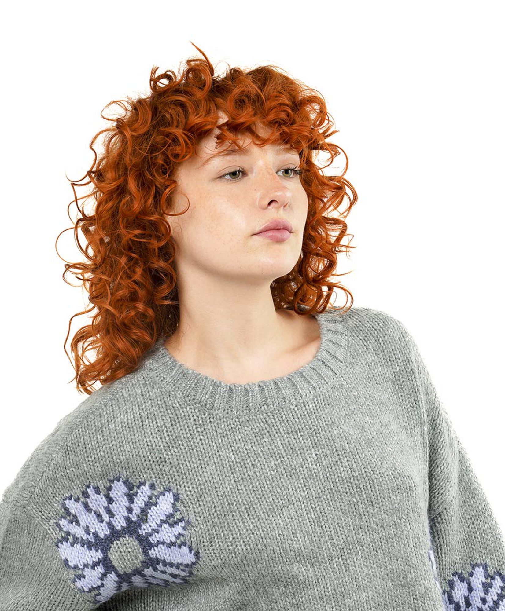 Sweater mujer flores lilas Sweater mujer flores lilas