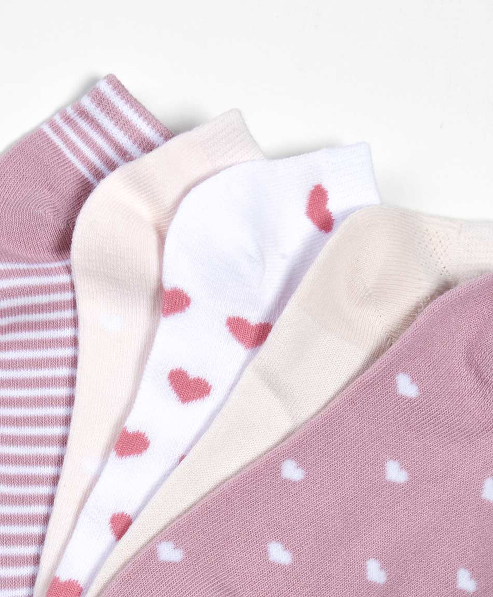 Pack 5 calcetines mujer corazones Pack 5 calcetines mujer corazones