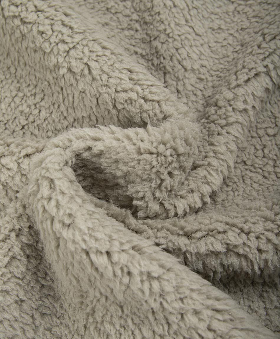 Poler&oacute;n ni&ntilde;o sherpas beige