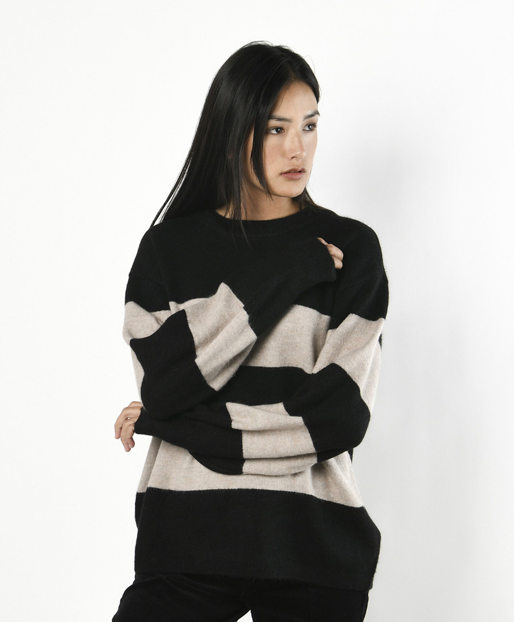 Sweater mujer líneas horizontales Sweater mujer líneas horizontales