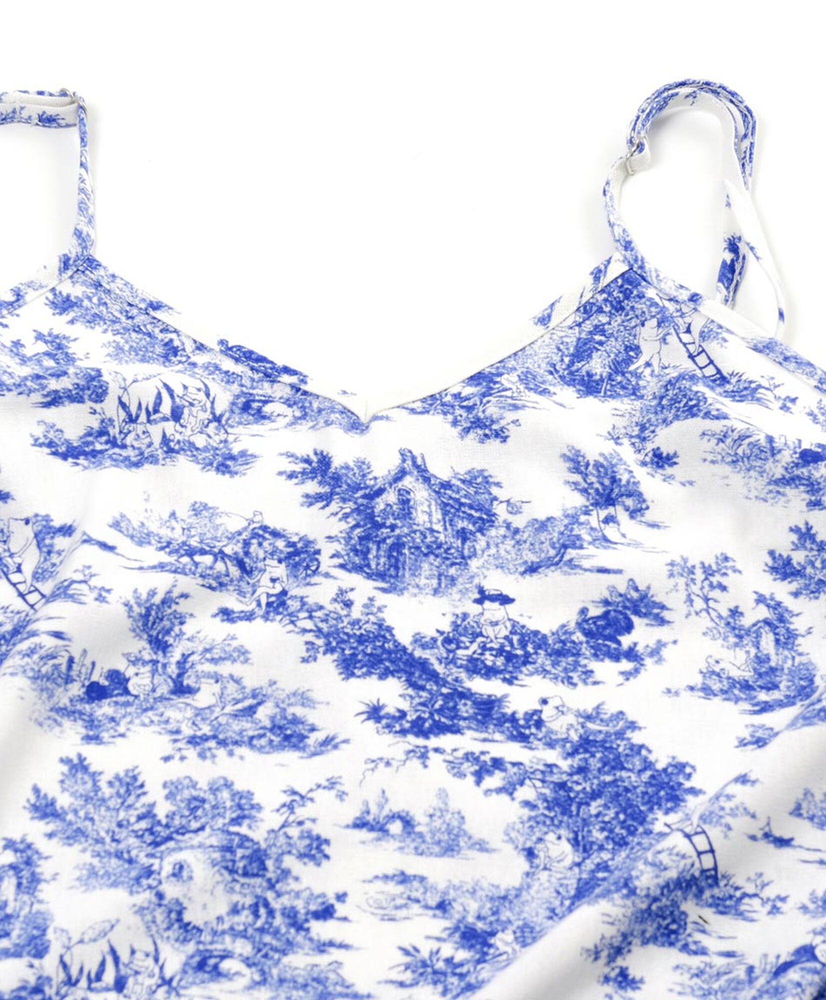 Blusa mujer estampado y lazo Blusa mujer estampado y lazo