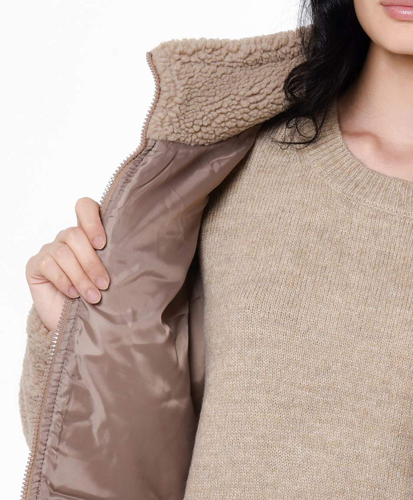 Polar mujer chiporro cuello alto Polar mujer chiporro cuello alto