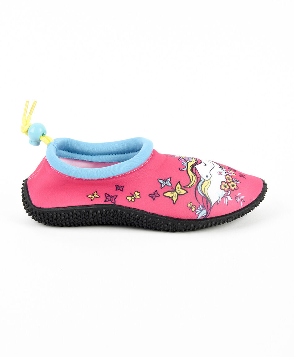 Zapato de agua ni&ntilde;a estampado unicornio