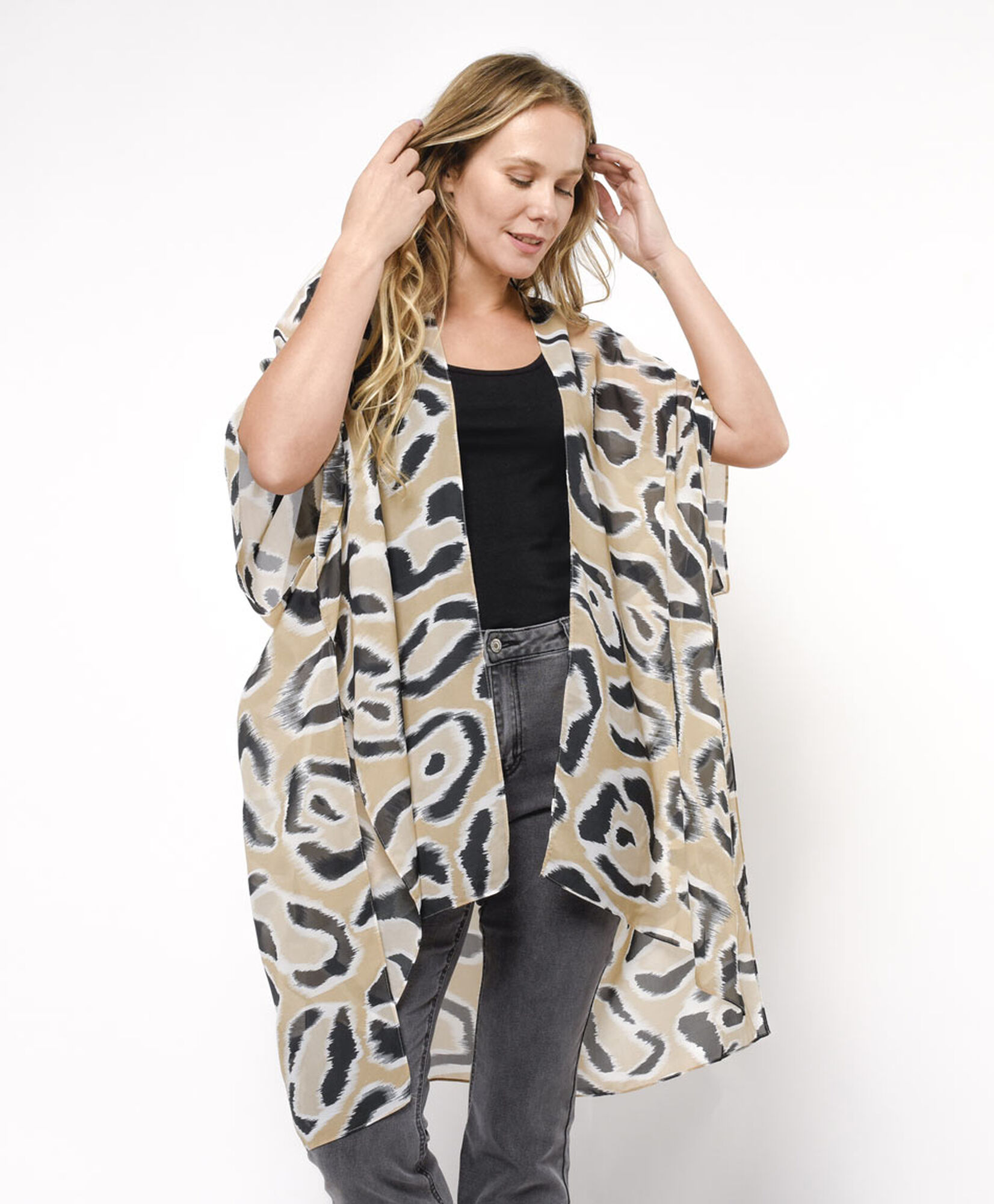 Pareo mujer animal print beige Pareo mujer animal print beige