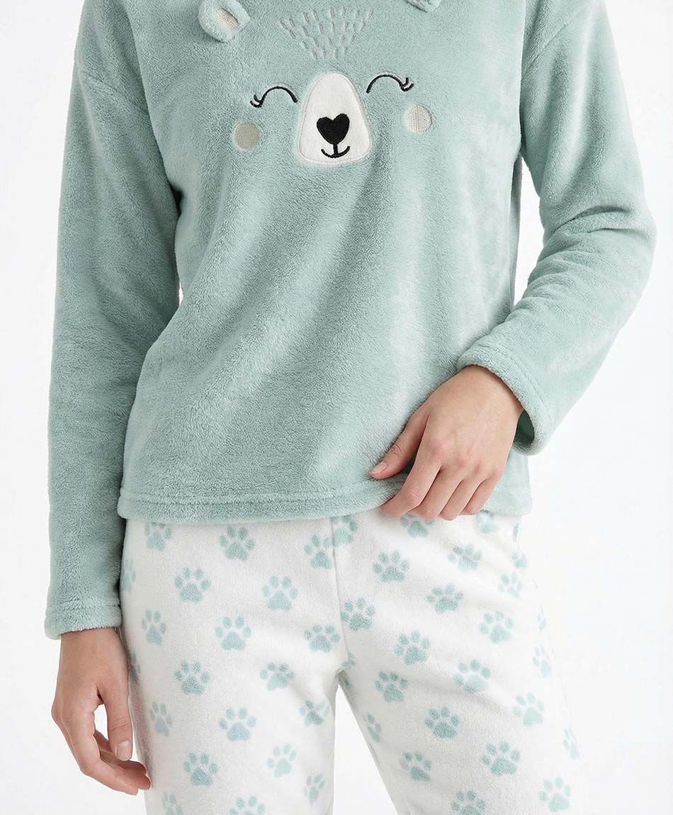 Pijama mujer polar bear face