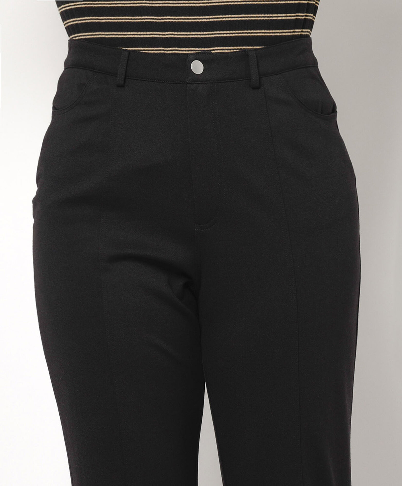 Pantalón mujer liso negro Pantalón mujer liso negro