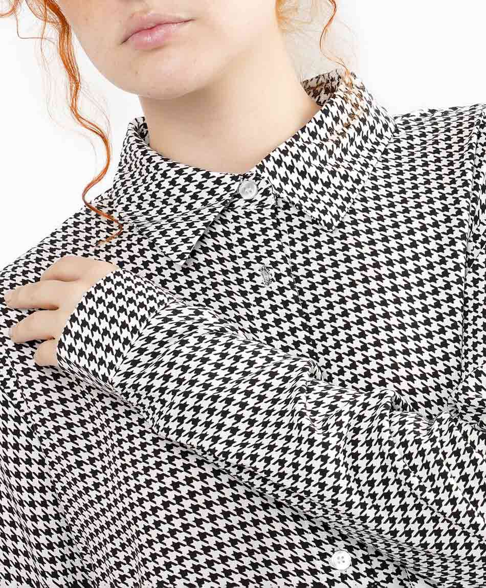 Blusa mujer pied de poule