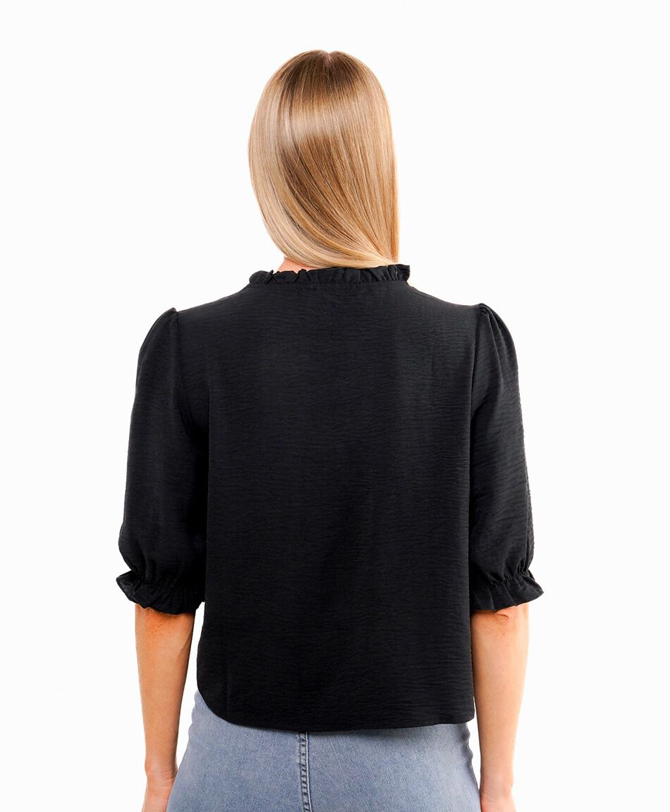 Blusa mujer cuello vuelitos