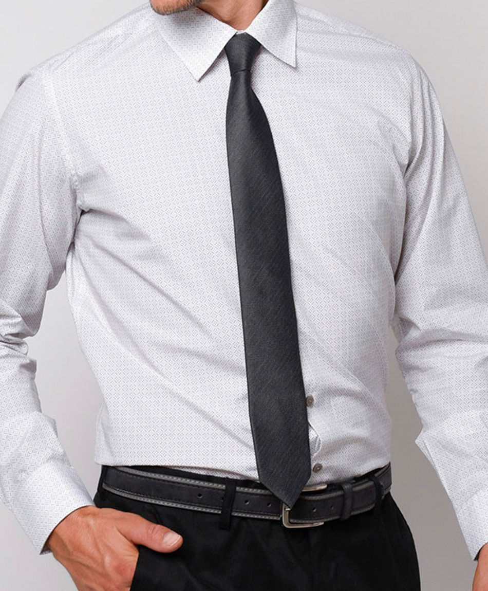 Corbata hombre negra dise&ntilde;o l&iacute;neas