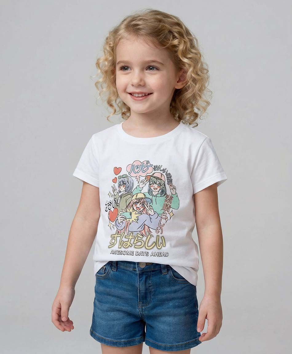 Polera ni&ntilde;a anim&eacute;