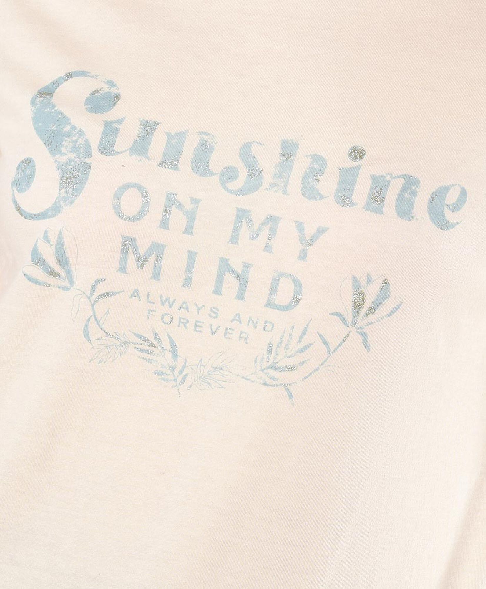 Polera mujer estampado sunshine brillos Polera mujer estampado sunshine brillos