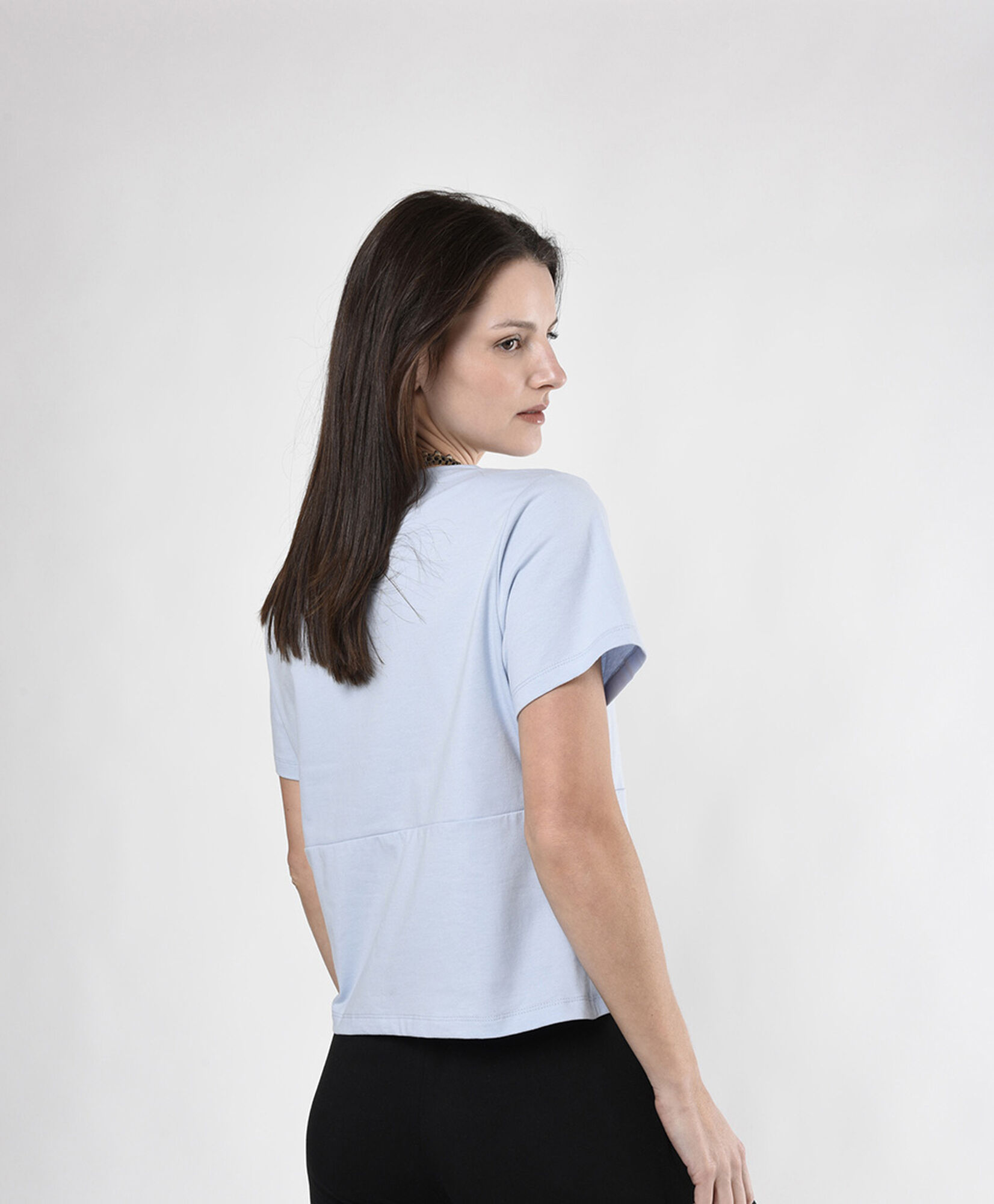 Polera mujer cuello cruzado Polera mujer cuello cruzado