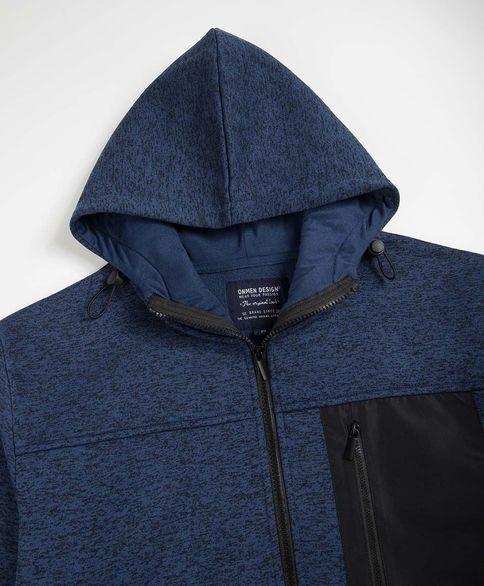 Poler&oacute;n deportivo hombre navy
