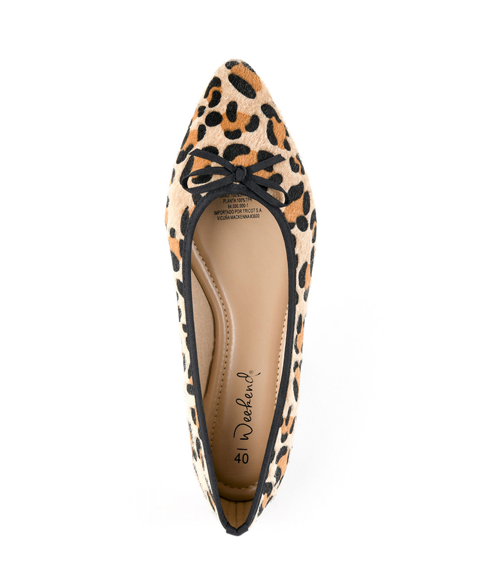 Ballerina mujer animal print cinta Ballerina mujer animal print cinta