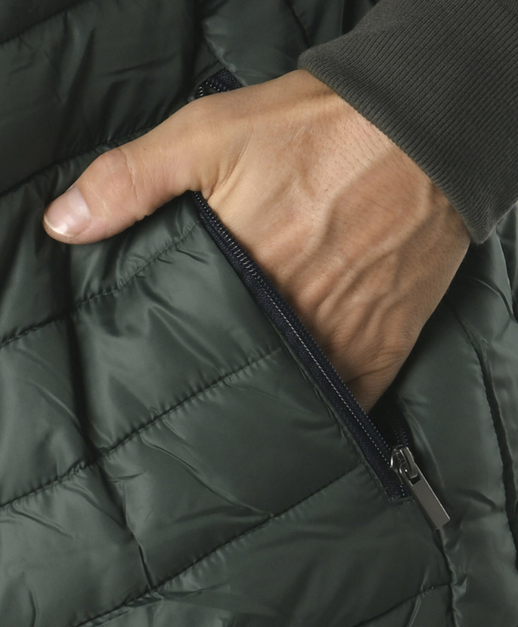 Parka hombre sin mangas acolchada Parka hombre sin mangas acolchada