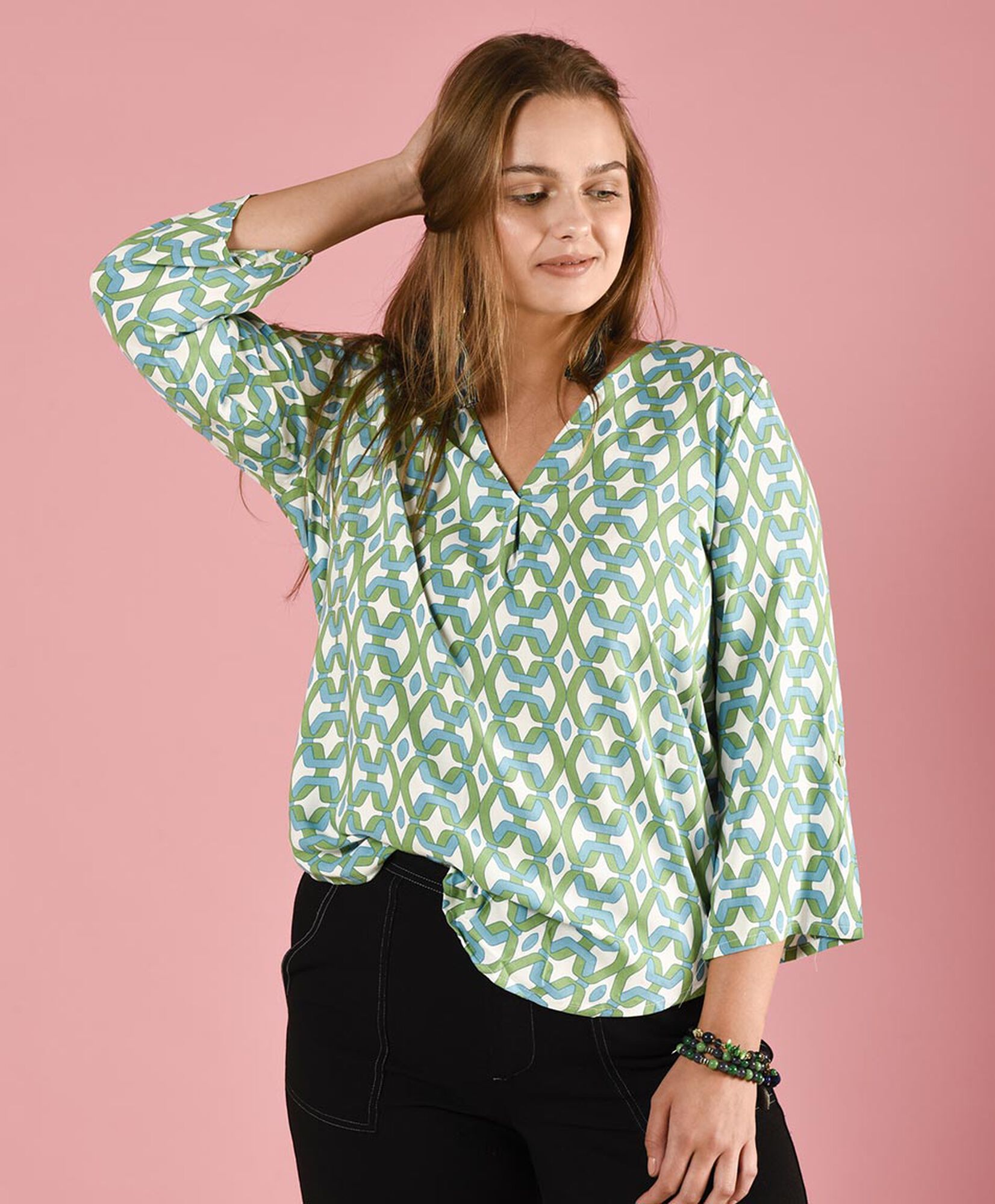 Blusa geometrica Blusa geometrica