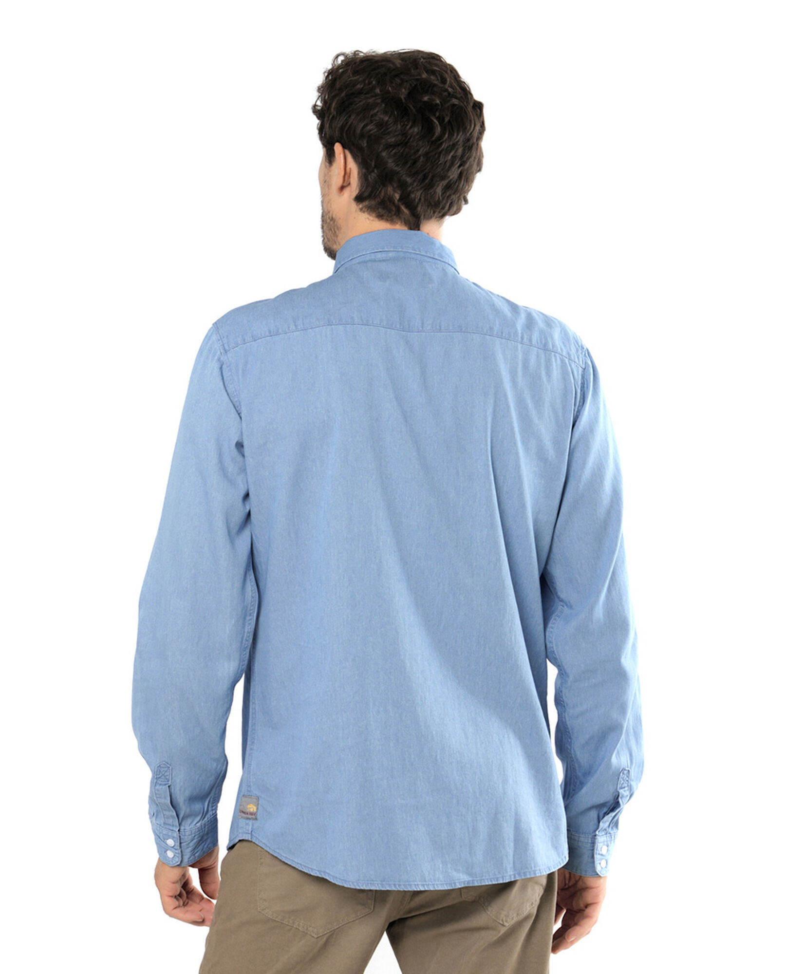 Camisa hombre denim celeste Camisa hombre denim celeste
