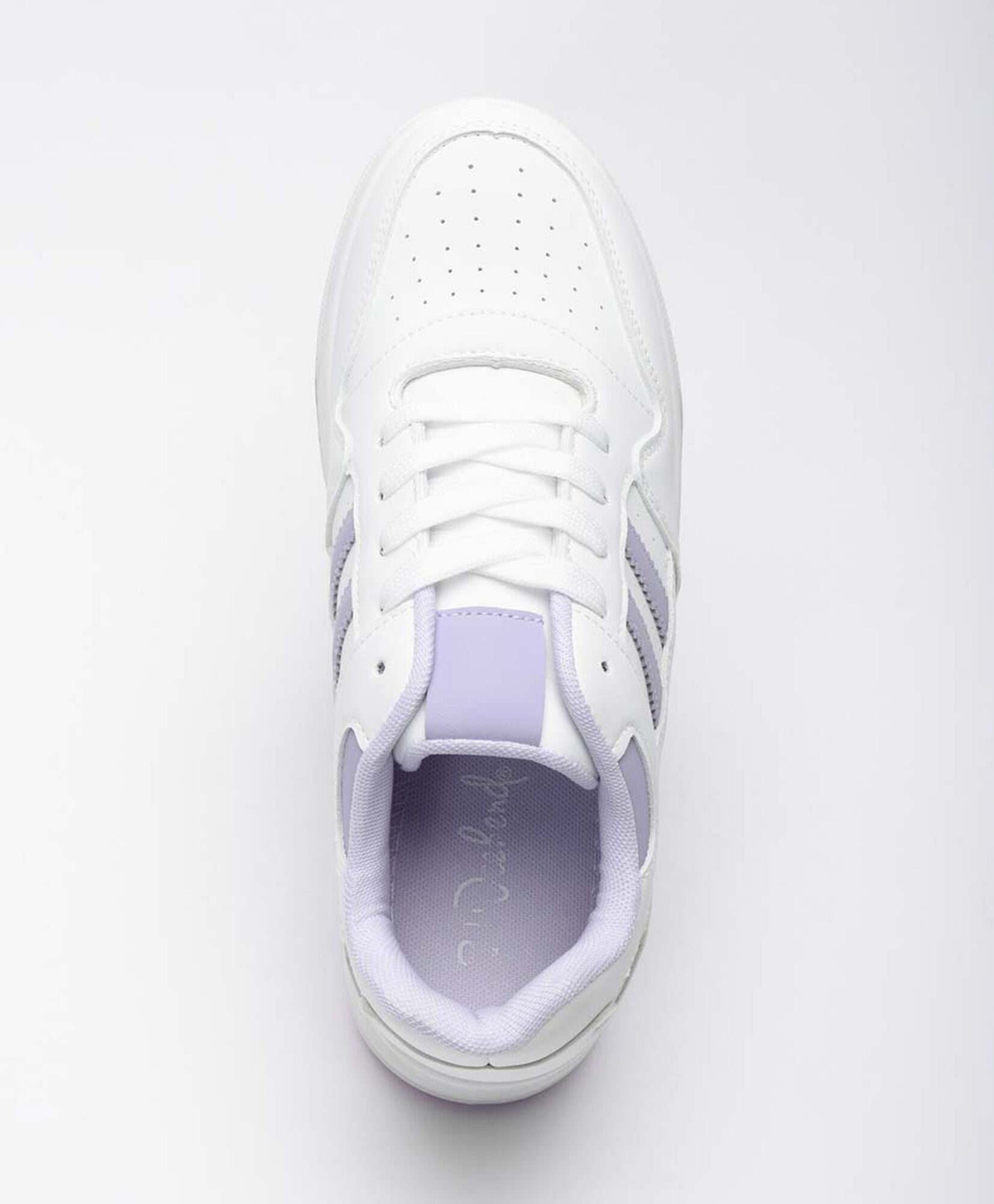 Zapatilla mujer líneas moradas Zapatilla mujer líneas moradas