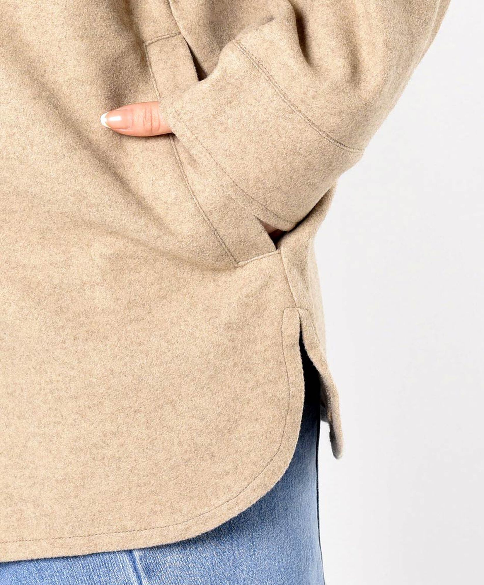 Chaqueta mujer leñadora botones Chaqueta mujer leñadora botones