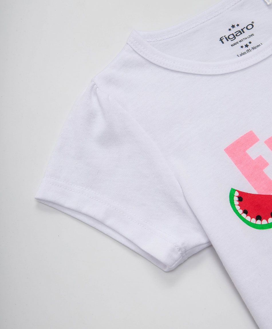 Polera beb&eacute; frutillas