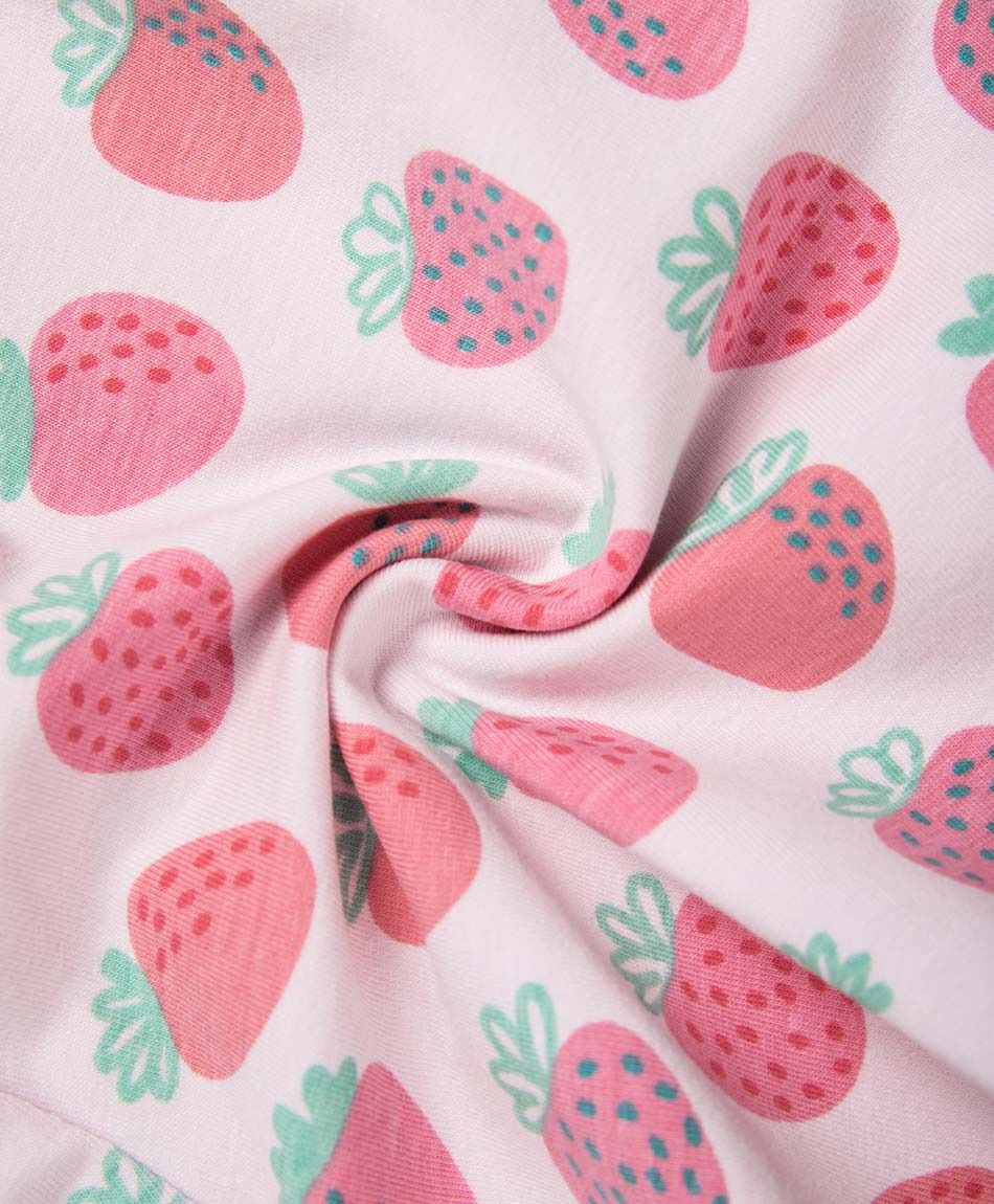 Short ni&ntilde;a biker frutillas