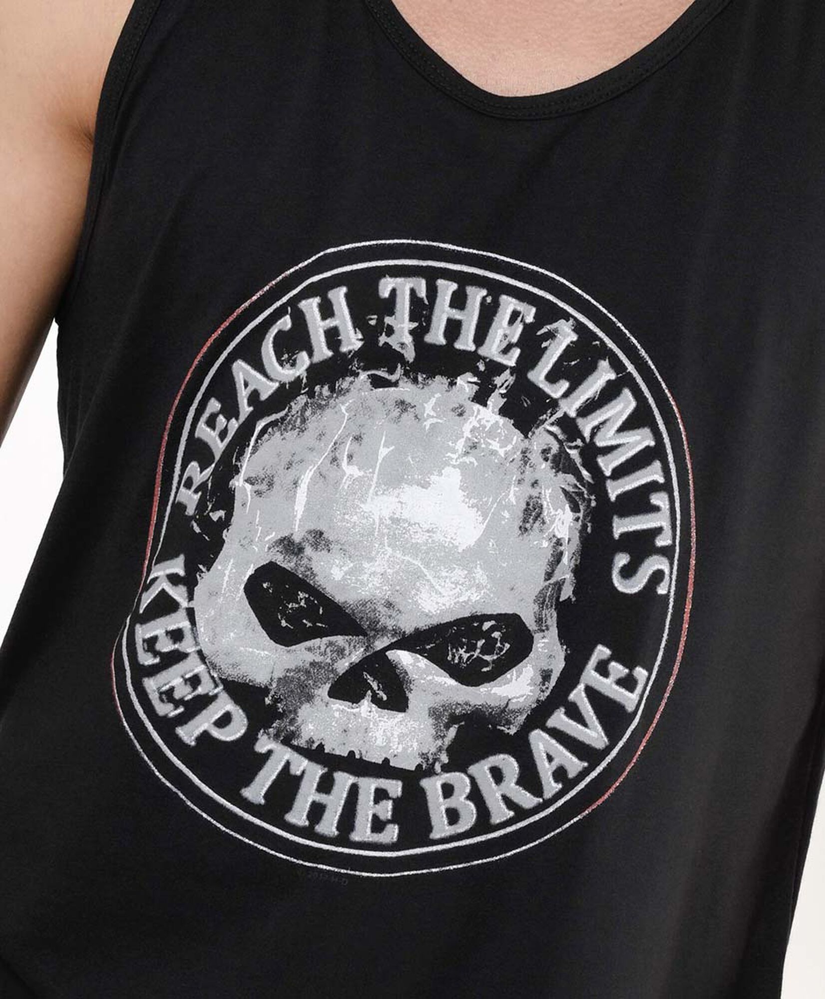 Polera hombre estampada sin mangas Polera hombre estampada sin mangas