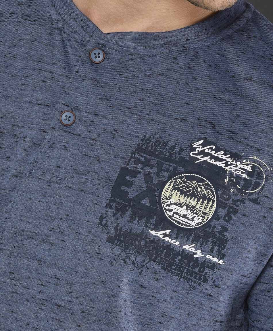 Polera hombre botones