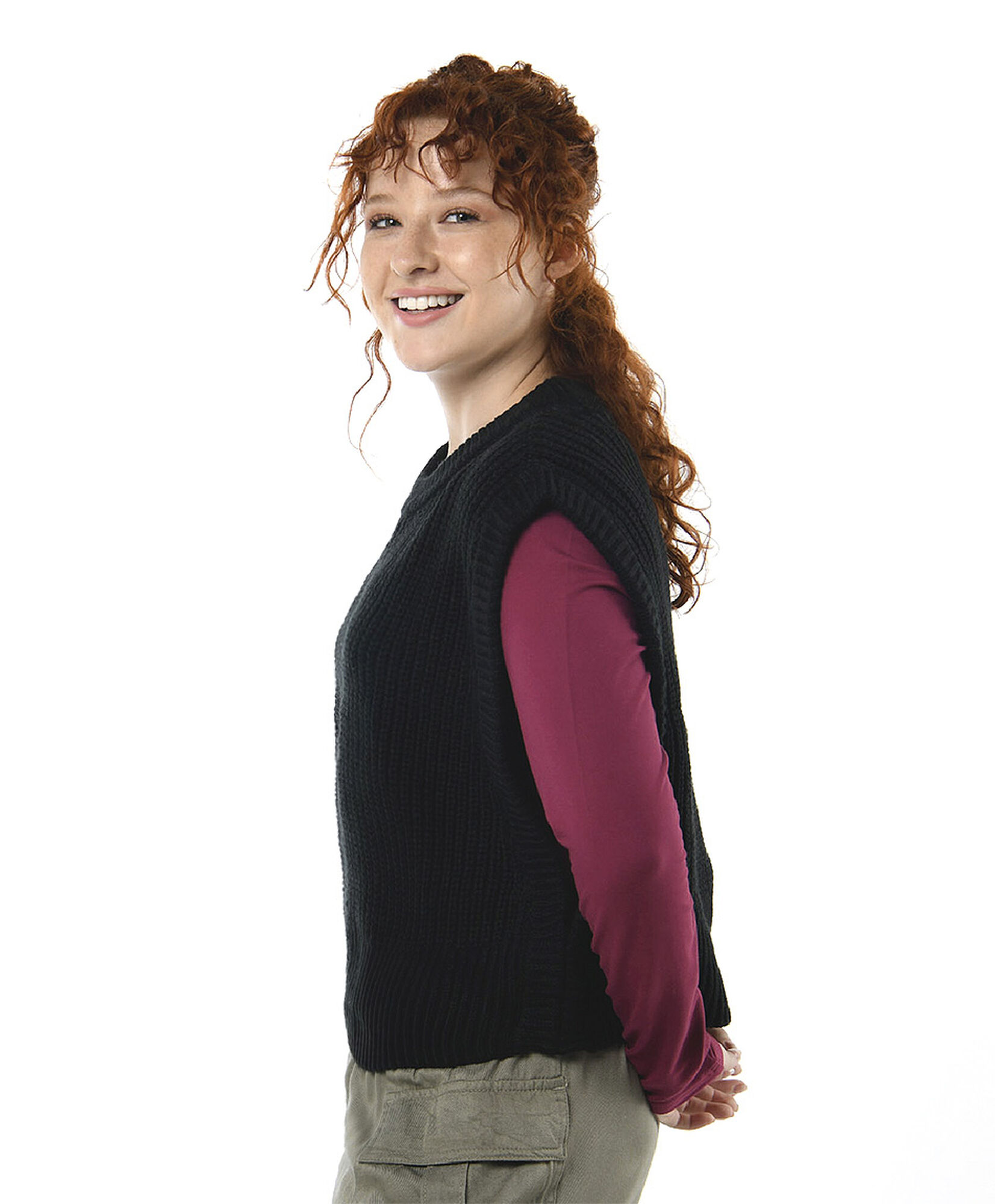 Sweater mujer sin mangas Sweater mujer sin mangas