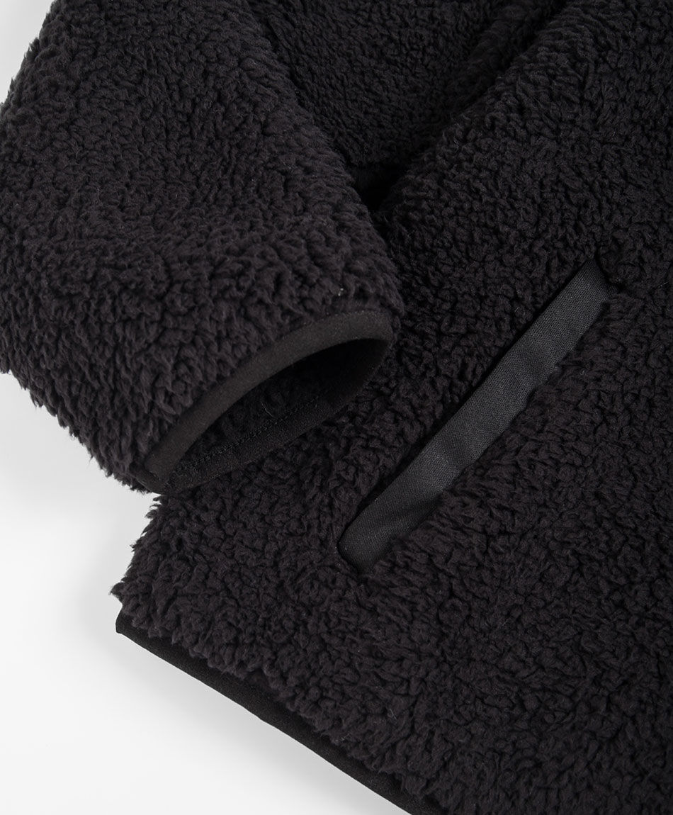 Poler&oacute;n ni&ntilde;a sherpas negro