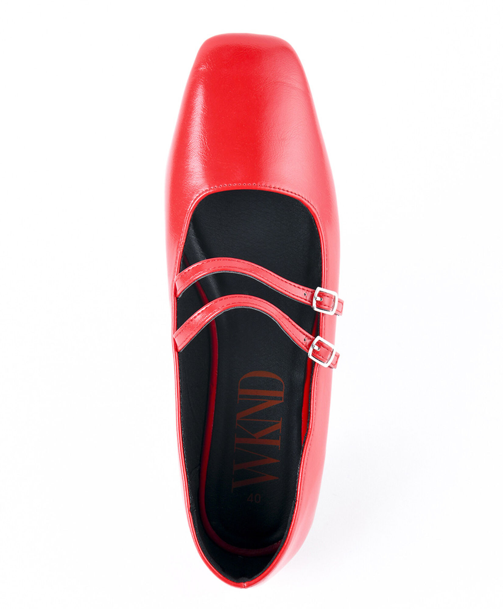 Ballerina mujer roja estilo mary jane Ballerina mujer roja estilo mary jane