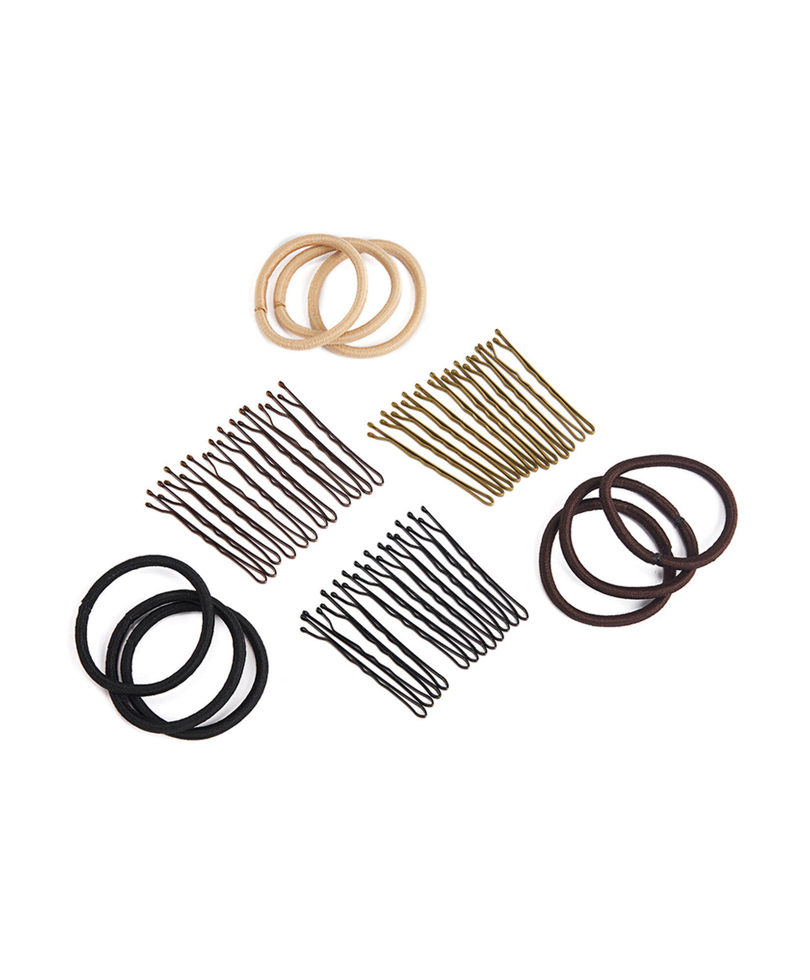 Set 9 colet + 36 pinches mujer neutros Set 9 colet + 36 pinches mujer neutros