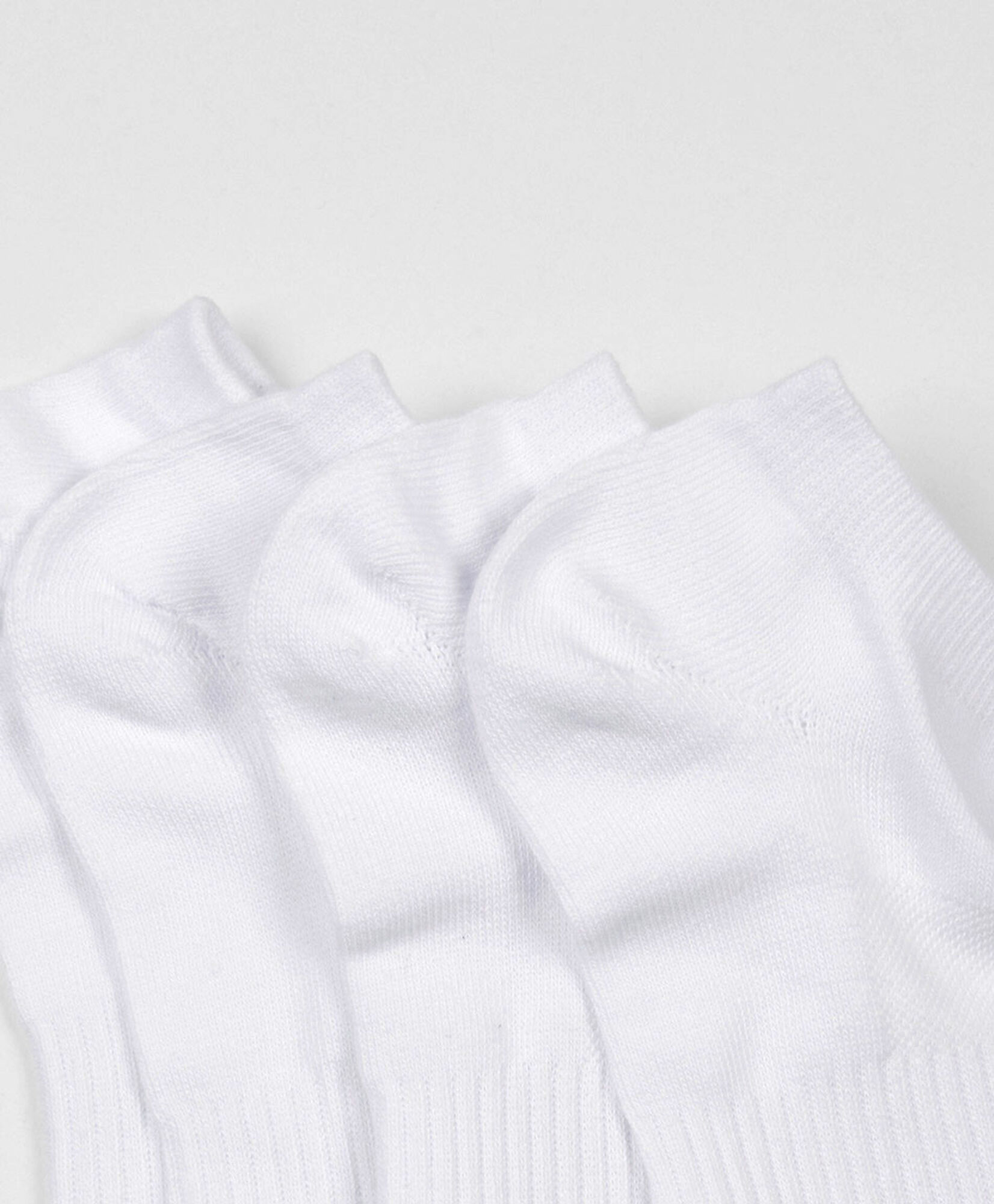 Pack 4 calcetines hombre cortos blancos Pack 4 calcetines hombre cortos blancos