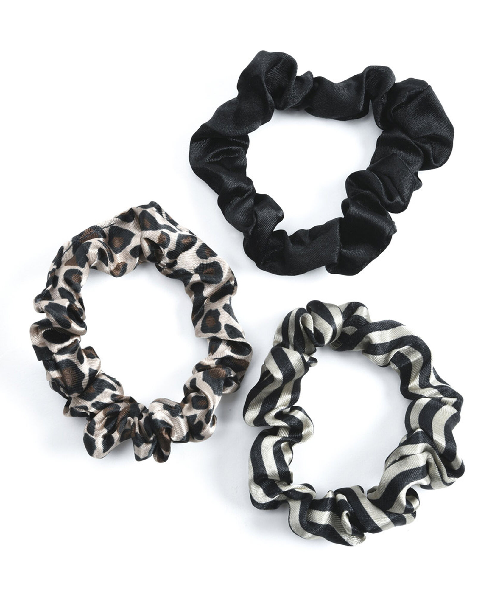 Set 3 scrunchies mujer brillantes Set 3 scrunchies mujer brillantes