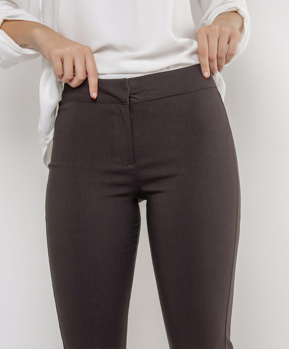 Pantal&oacute;n mujer flare elasticado