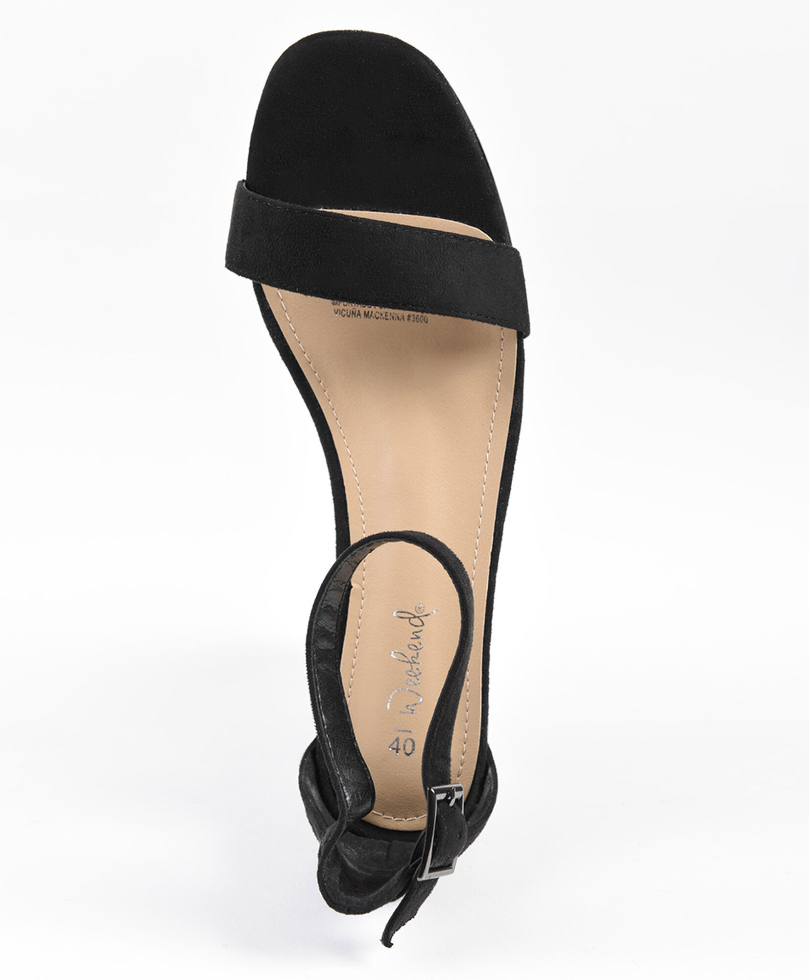 Sandalias mujer gamuza taco cuadrado Sandalias mujer gamuza taco cuadrado