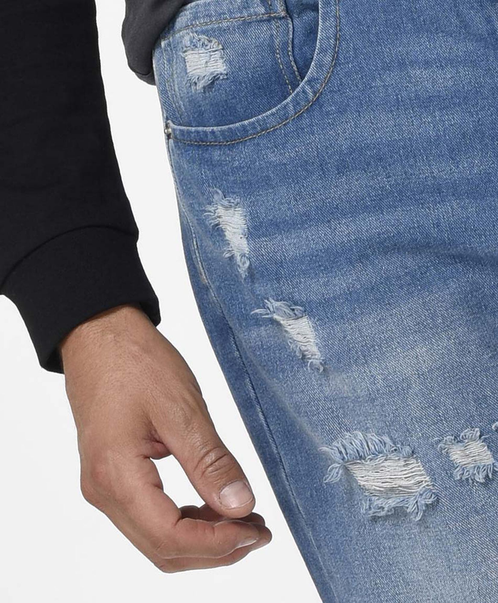 Jeans hombre rasgados slim fit Jeans hombre rasgados slim fit