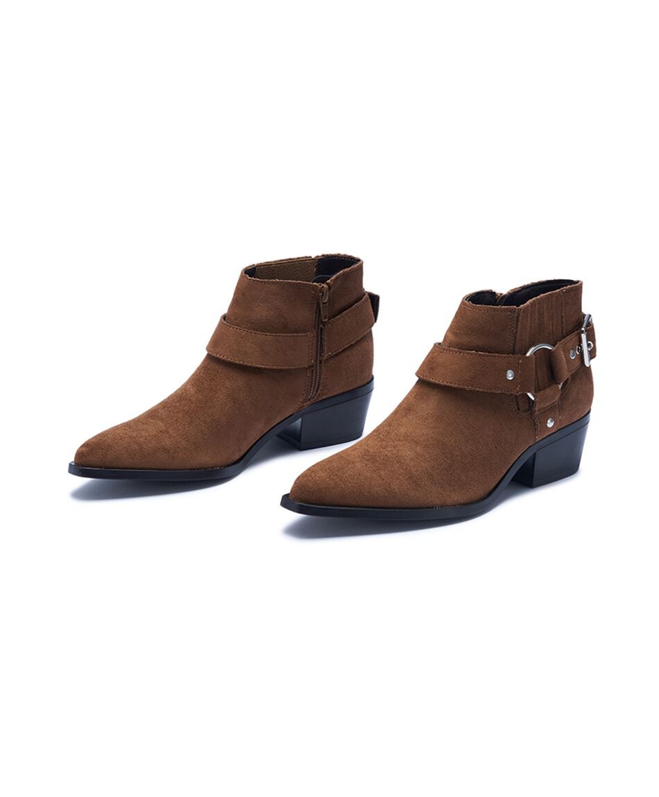 Bot&iacute;n mujer vaqueras brown