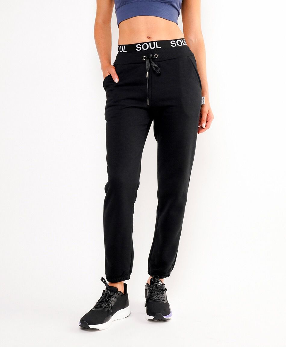 Pantal&oacute;n deportiva mujer  jogger black