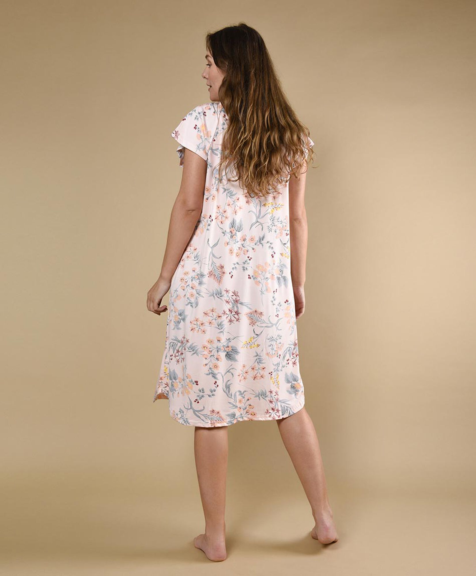 Camisola larga cuello redondo Camisola larga cuello redondo