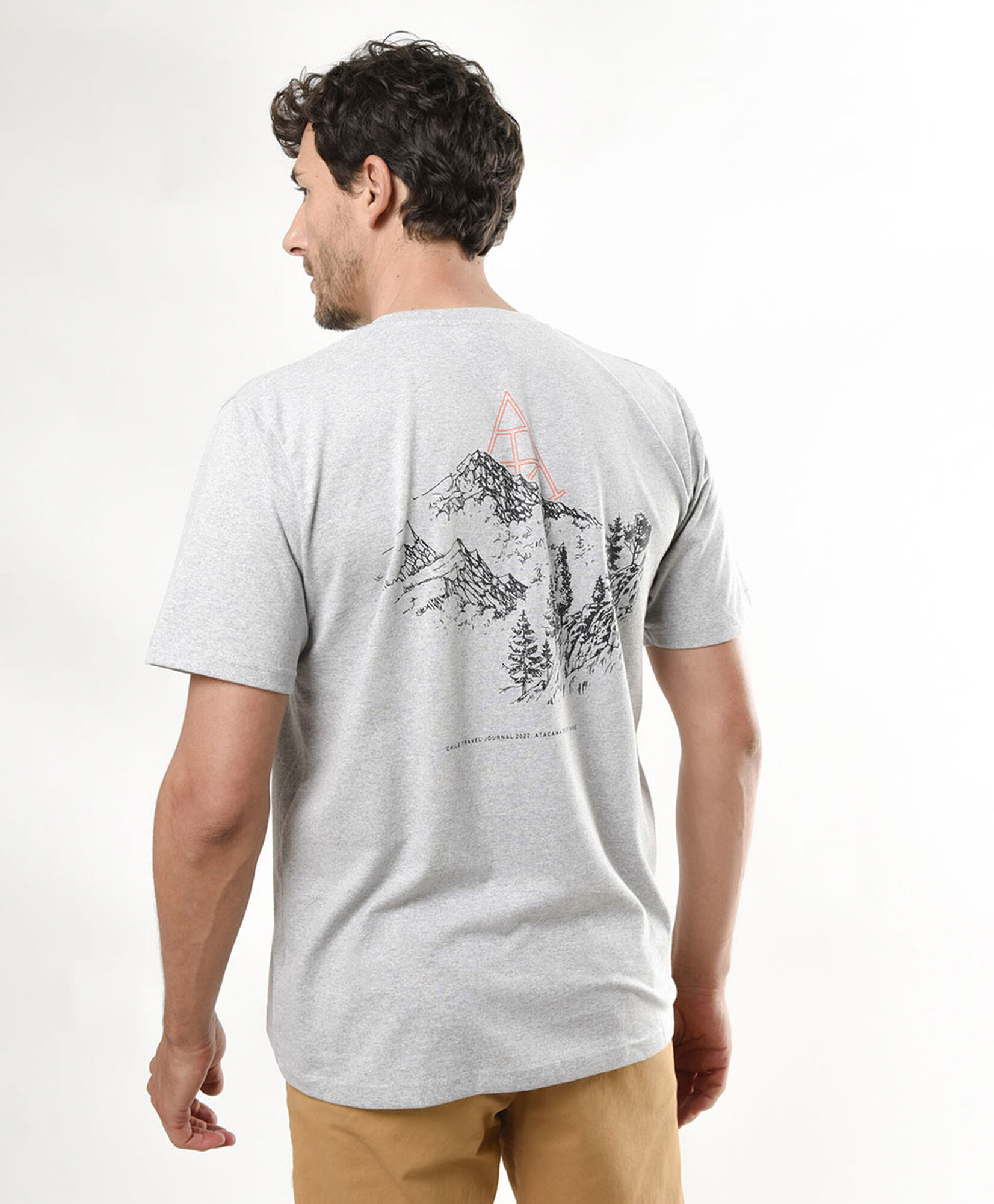 Polera hombre montañas atacama Polera hombre montañas atacama