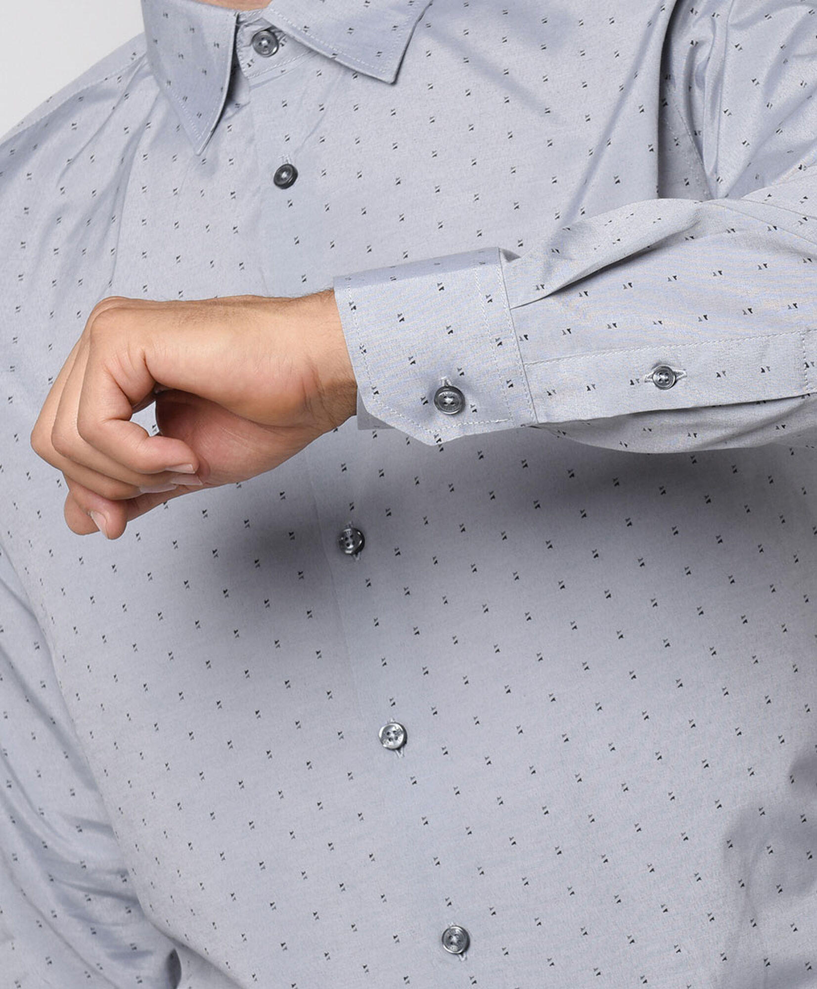 Camisa hombre gris diseño Camisa hombre gris diseño