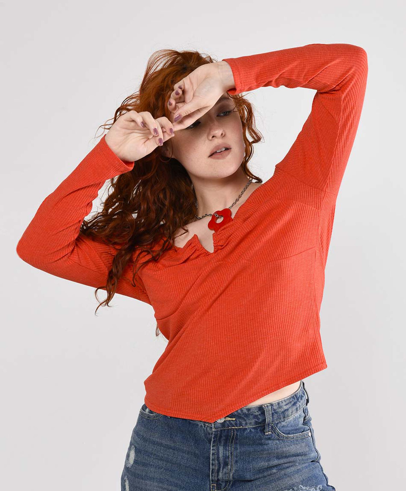 Polera mujer canalé Polera mujer canalé