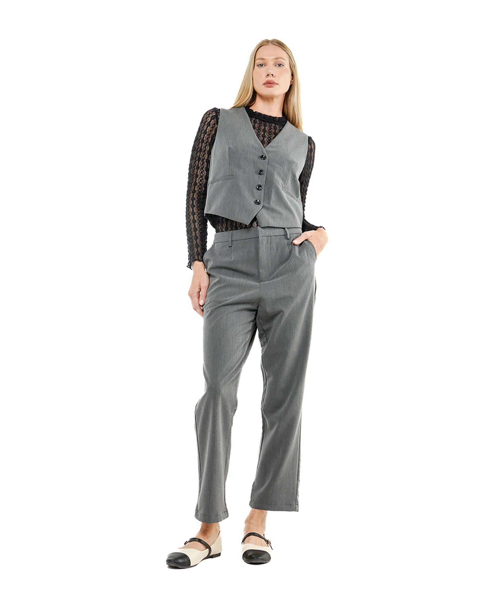 Vest mujer gris Vest mujer gris