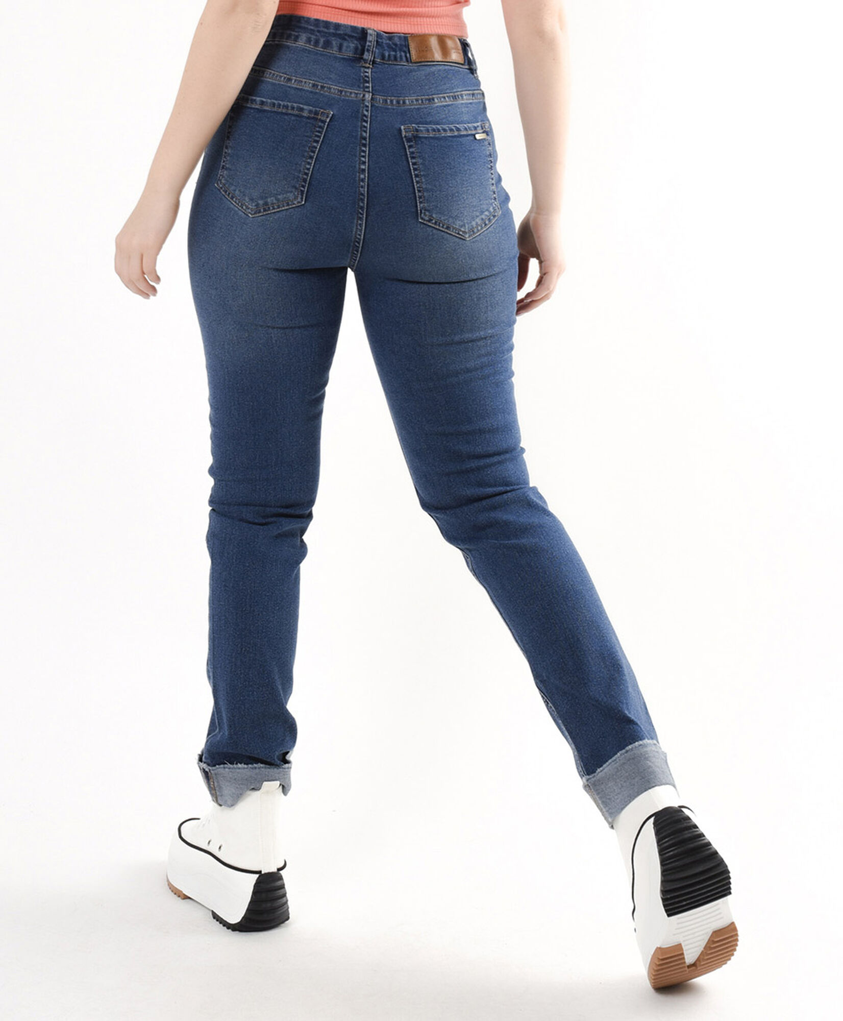 Jeans mujer basta doblada Jeans mujer basta doblada