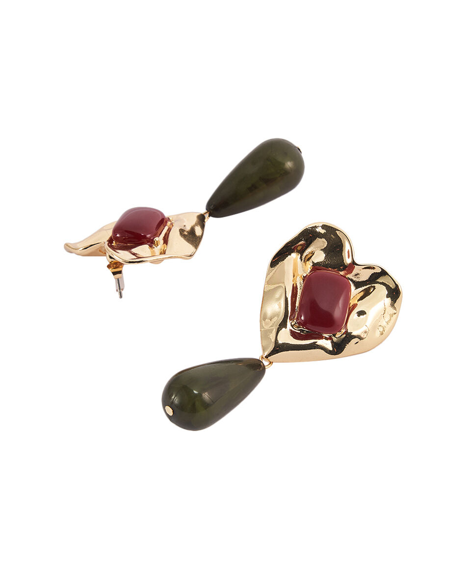 Aros mujer colgante green